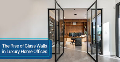 The rise of glass walls in luxury home offices
